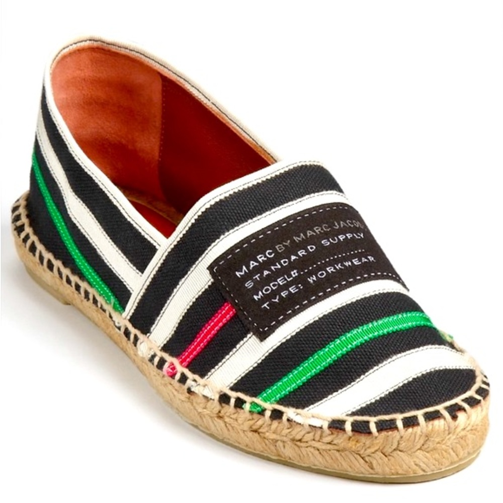 Host Pick Marc By Marc Jacobs Multicoloured Stripe Espadrilles, Size EU39/US9